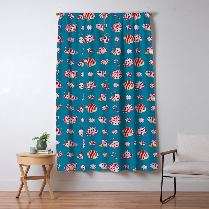 Sea Peppermint Candies Window Curtain Gallery Image 5