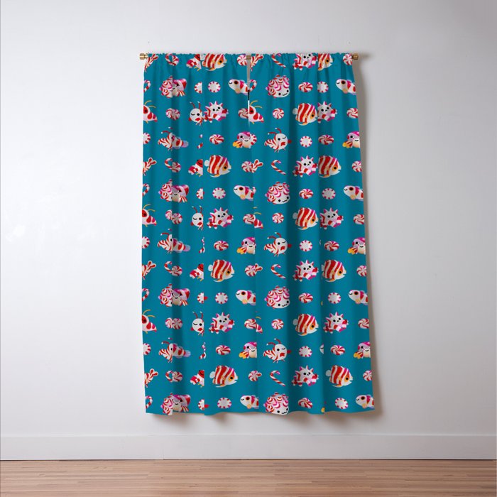 Sea Peppermint Candies Window Curtain Gallery Image 3