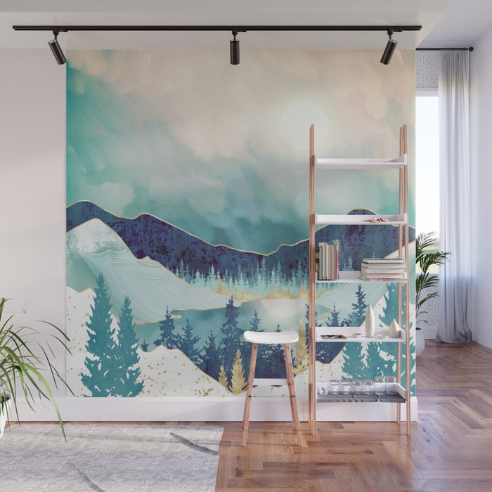 Sky Reflection Wall Mural Gallery Image 1