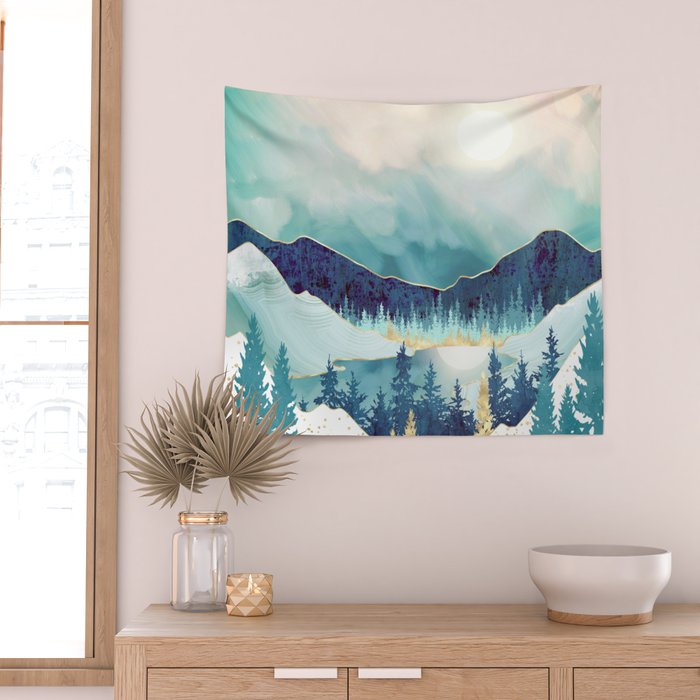 Sky Reflection Wall Tapestry Gallery Image 2