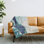 Sky Reflection Throw Blanket Gallery Image 1