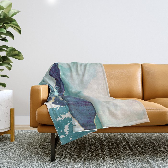 Sky Reflection Throw Blanket Gallery Image 1