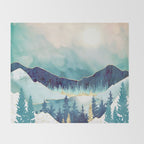 Sky Reflection Throw Blanket Gallery Image 2