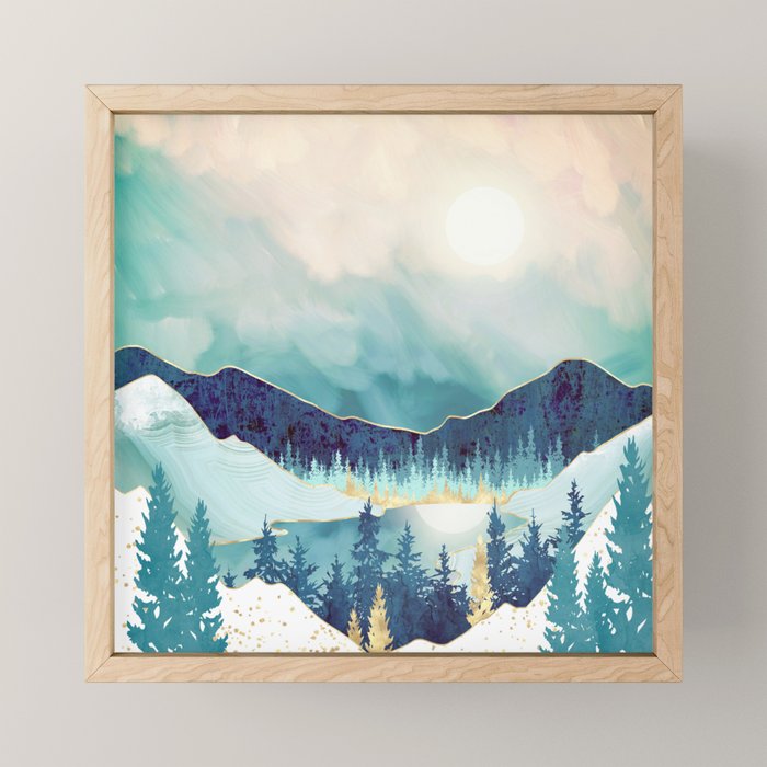 Sky Reflection Mini Art Print Gallery Image 1