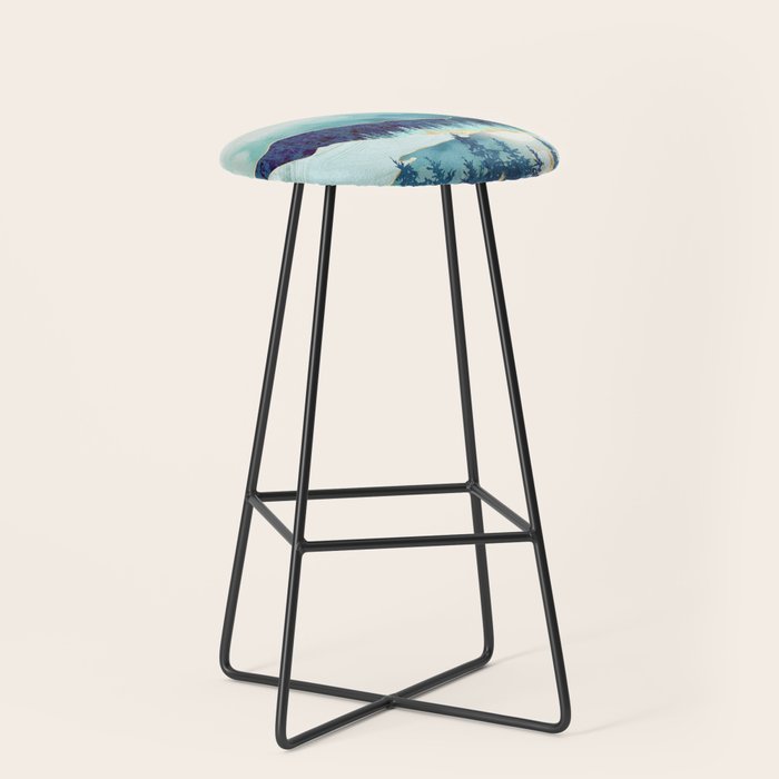 Sky Reflection Stool Gallery Image 1
