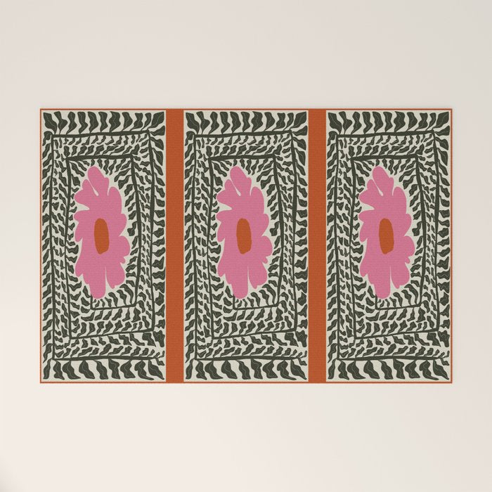 Fern and fun flower Welcome Mat Gallery Image 1