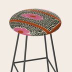 Fern and fun flower Stool Gallery Image 2
