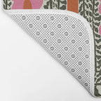 Fern and fun flower Bath Mat Gallery Image 2