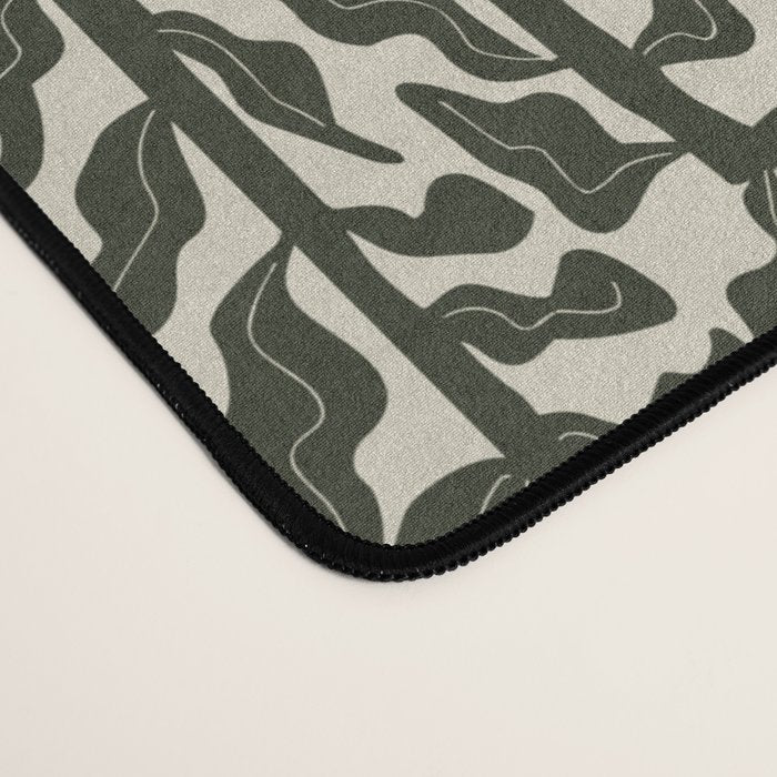 Fern and fun flower Desk Mat Gallery Image 4