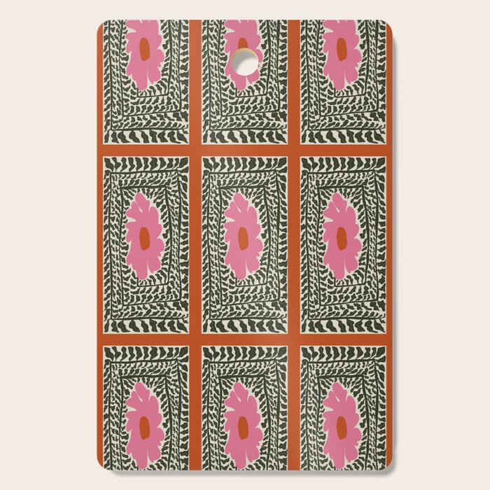 Fern and fun flower Cutting Board Gallery Image 1