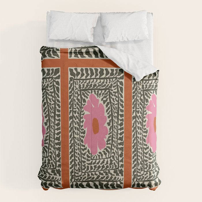 Fern and fun flower Comforter Gallery Image 6