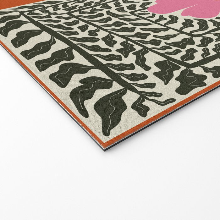 Fern and fun flower Welcome Mat Gallery Image 2