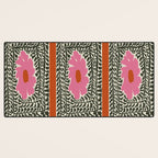 Fern and fun flower Desk Mat Gallery Image 3