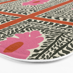 Fern and fun flower Bath Mat Gallery Image 3