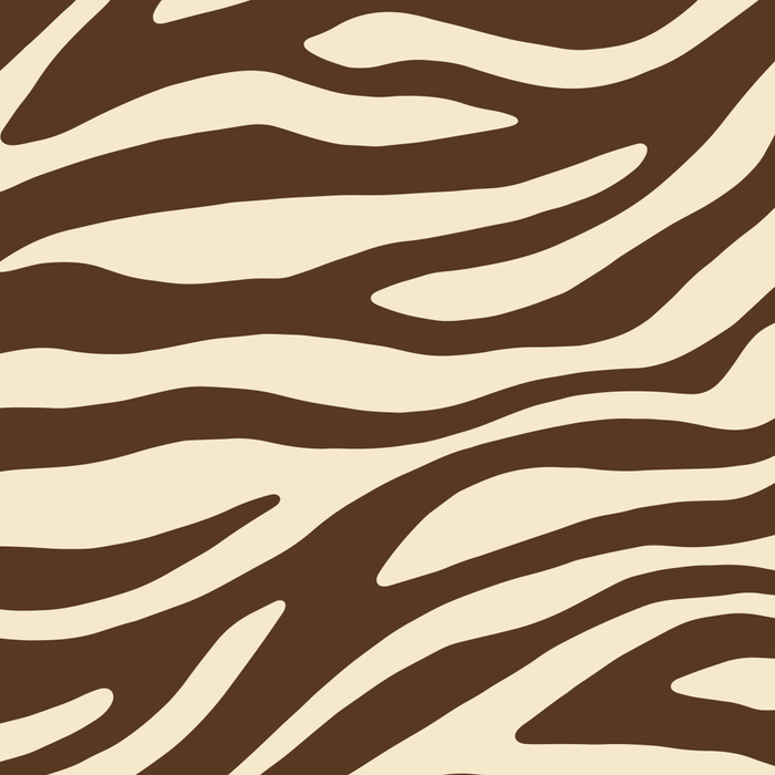 Coffee Brown Zebra Animal Print Coffee Mug Gallery Image 2