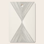 Minimalist Boho Triangles Cutting Board Gallery Image 1