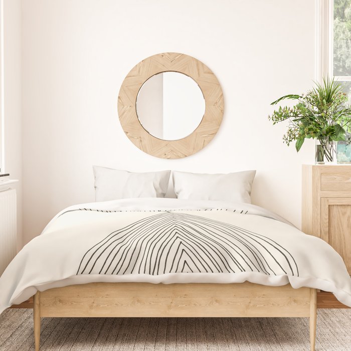 Minimalist Boho Triangles Duvet Cover Gallery Image 3