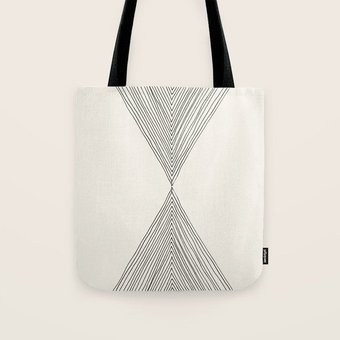 Minimalist Boho Triangles Tote Bag Gallery Image 1