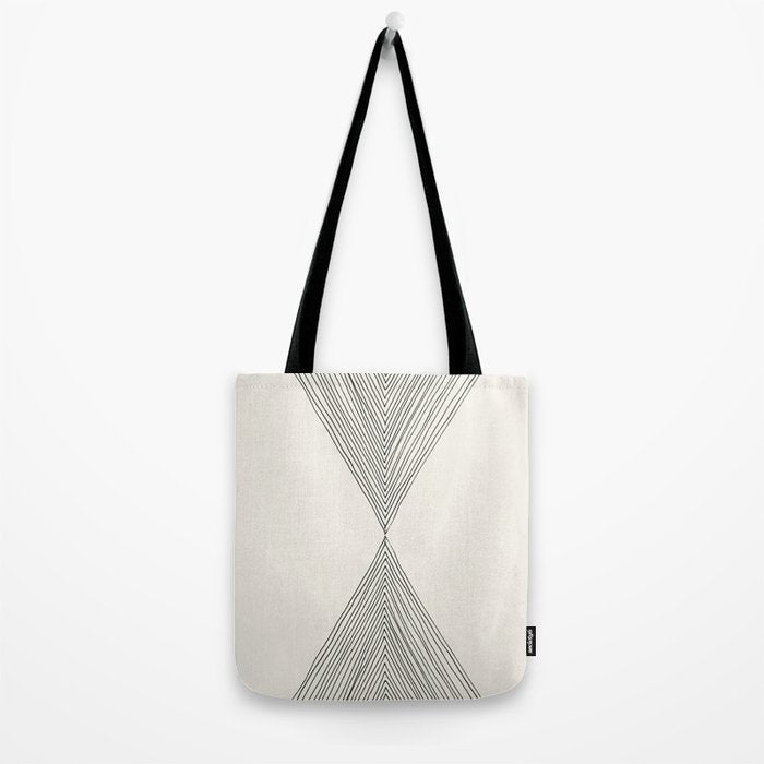 Minimalist Boho Triangles Tote Bag Gallery Image 2