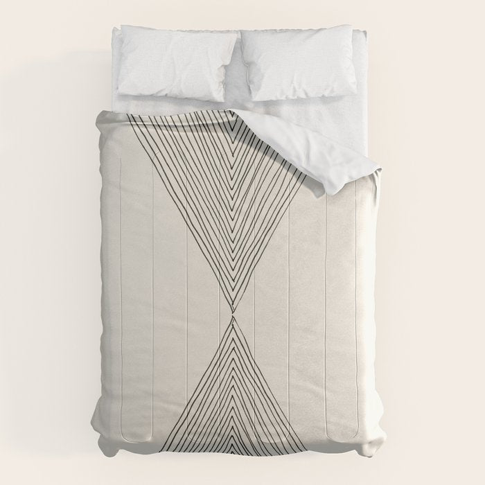 Minimalist Boho Triangles Comforter Gallery Image 6