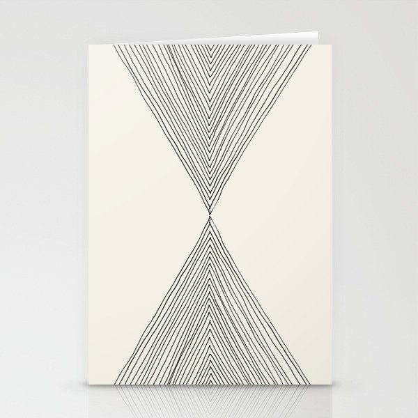 Minimalist Boho Triangles Stationery Card Gallery Image 1