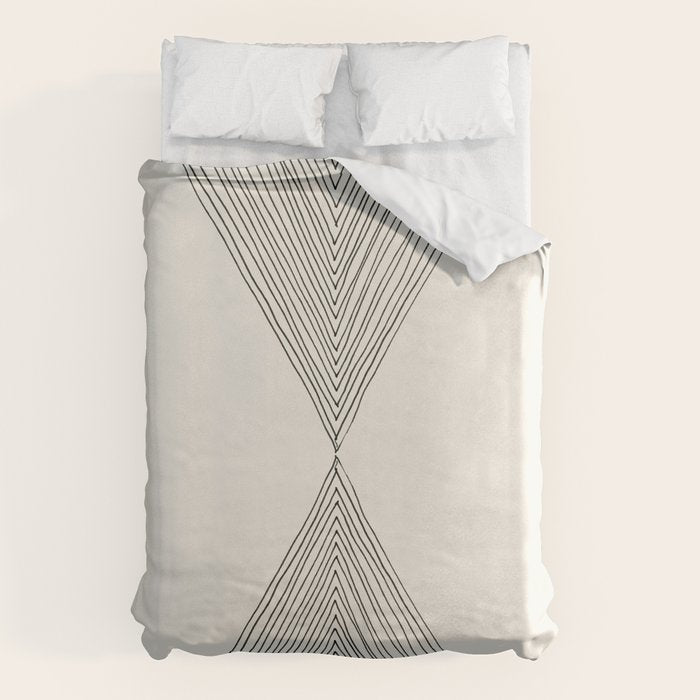 Minimalist Boho Triangles Duvet Cover Gallery Image 6