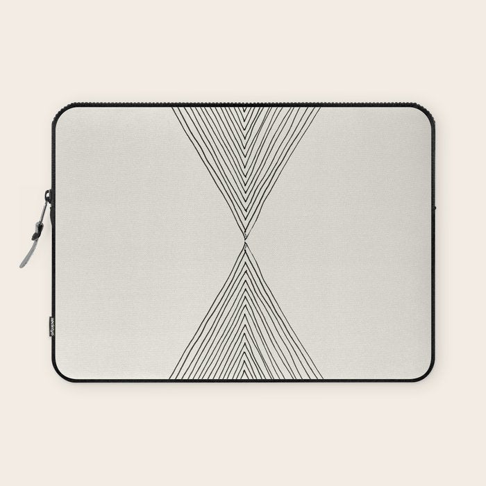 Minimalist Boho Triangles Laptop Sleeve Gallery Image 1