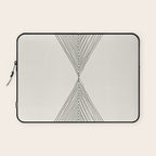 Minimalist Boho Triangles Laptop Sleeve Gallery Image 1