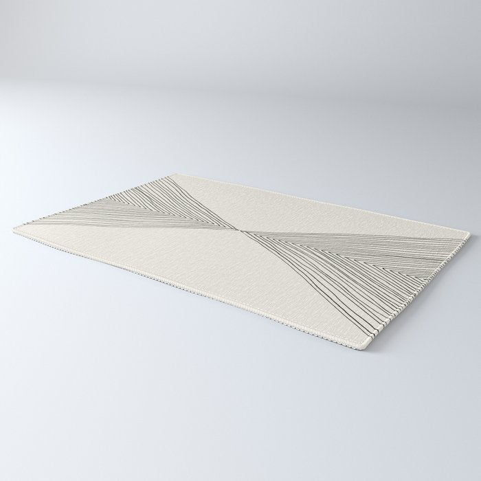 Minimalist Boho Triangles Rug Gallery Image 3