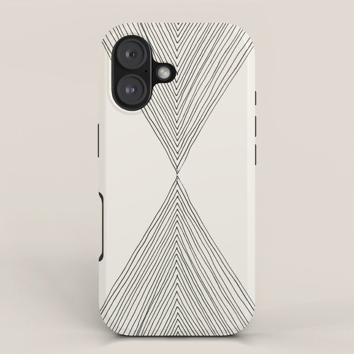 Minimalist Boho Triangles iPhone Case Gallery Image 1