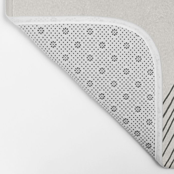 Minimalist Boho Triangles Bath Mat Gallery Image 2