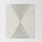 Minimalist Boho Triangles Throw Blanket Gallery Image 2
