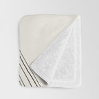 Minimalist Boho Triangles Throw Blanket Gallery Image 3