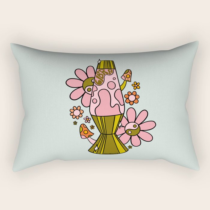 Libra Lava Lamp Rectangular Pillow Gallery Image 2