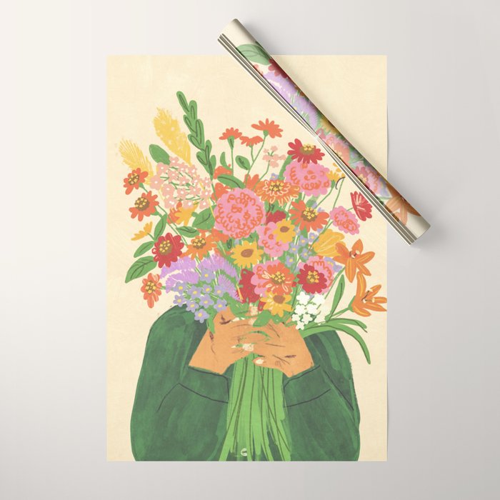 Favourite flowers Wrapping Paper Gallery Image 1