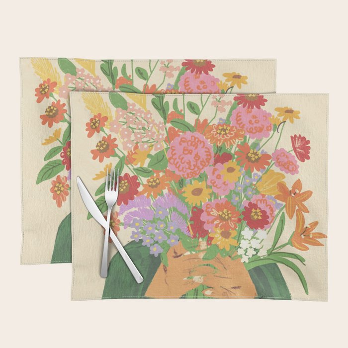 Favourite flowers Placemat Gallery Image 1