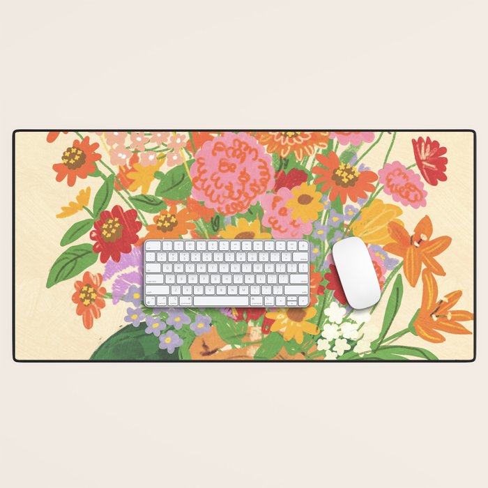Favourite flowers Desk Mat Gallery Image 1
