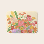 Favourite flowers Bath Mat Gallery Image 1