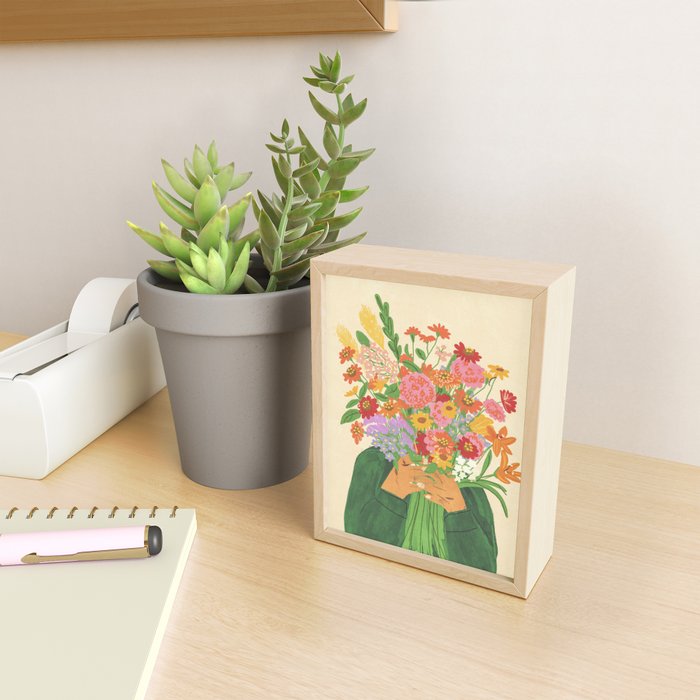 Favourite flowers Mini Art Print Gallery Image 2