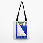 1941 PORTOFINO Italy Travel Poster Tote Bag Gallery Image 2