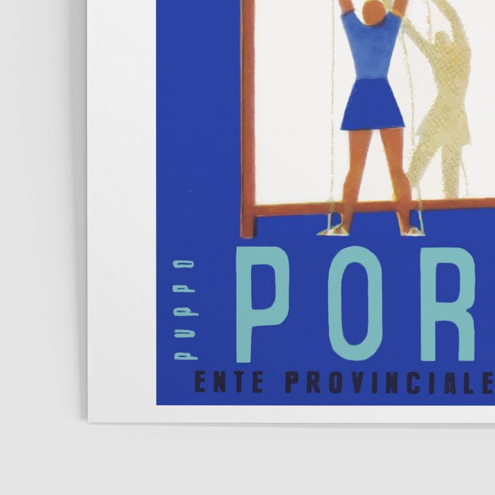 1941 PORTOFINO Italy Travel Poster Poster Gallery Image 3