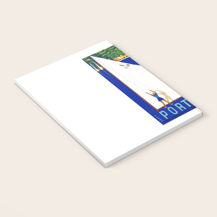 1941 PORTOFINO Italy Travel Poster Notebook Gallery Image 3