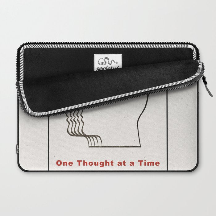 One Thought at a Time Laptop Sleeve Gallery Image 2