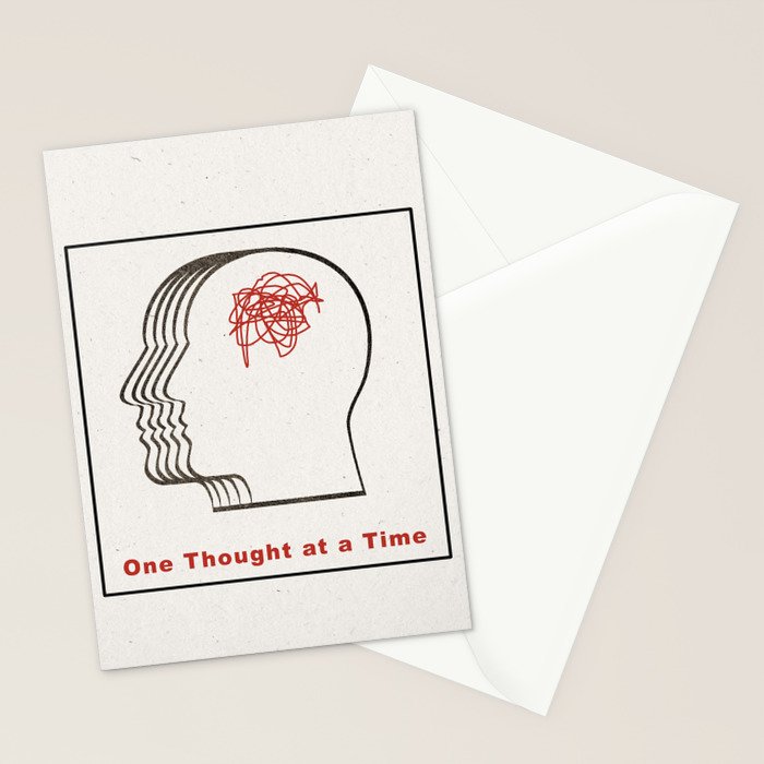 One Thought at a Time Stationery Card Gallery Image 2