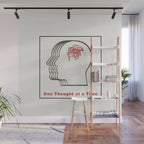 One Thought at a Time Wall Mural Gallery Image 1