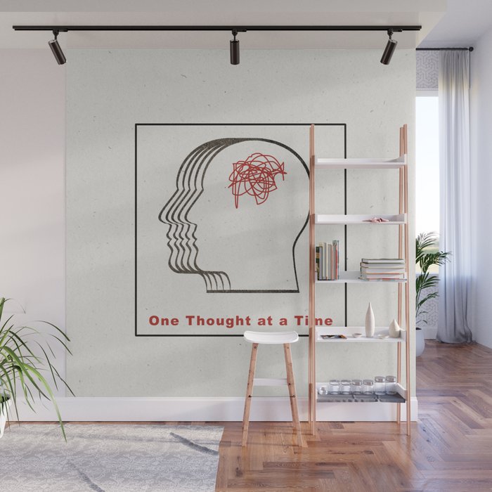 One Thought at a Time Wall Mural Gallery Image 1