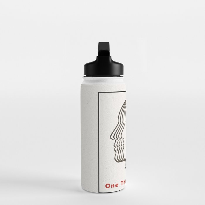 One Thought at a Time Water Bottle Gallery Image 3