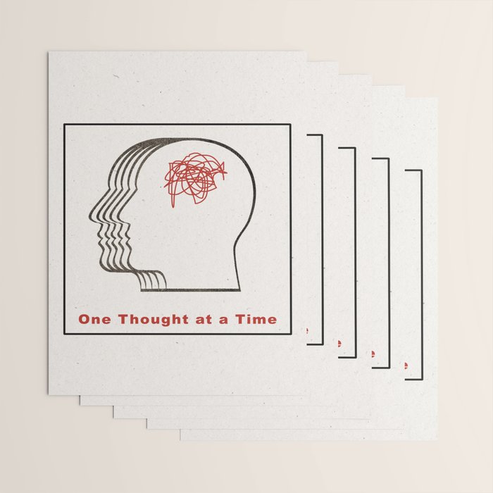 One Thought at a Time Wrapping Paper Gallery Image 3