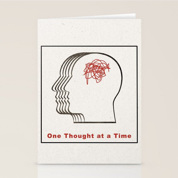 One Thought at a Time Stationery Card Gallery Image 1