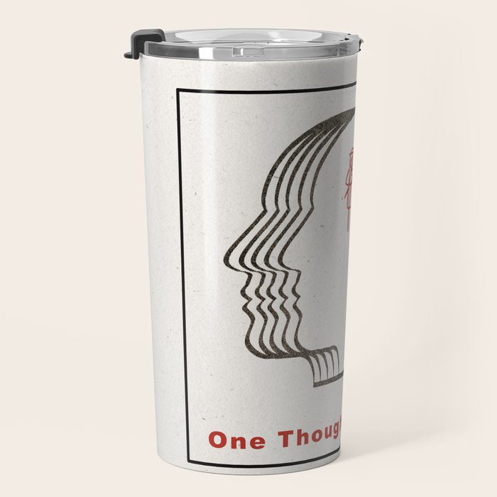 One Thought at a Time Travel Mug Gallery Image 3